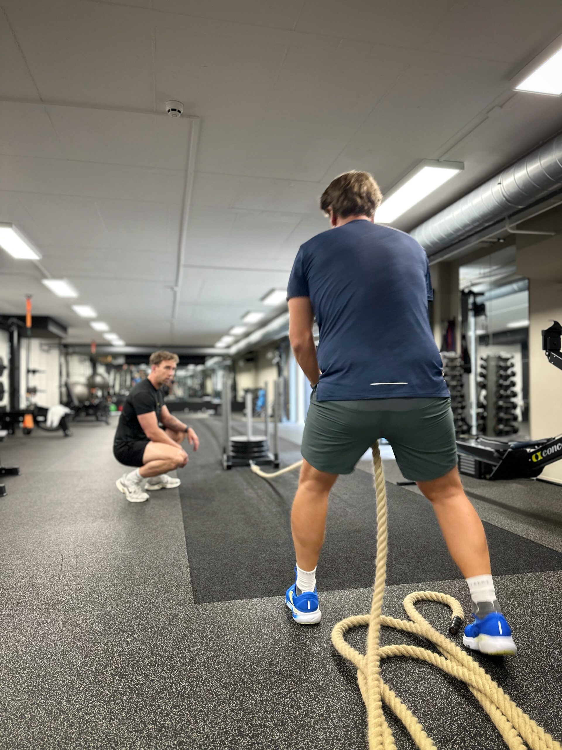 Trainen met een personal trainer